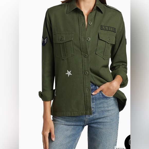 Rails Tops - Rails Olive Green Loren Shirt/Jacket